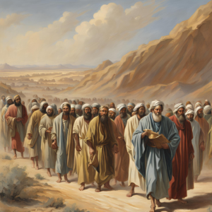 israelites on the desert with moses