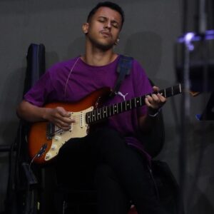 This is me playing at the church