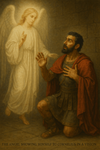 The vision of an angel that cornelius had