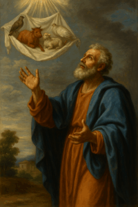 Peter and the vision of the Animal's Sheet