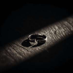 Broken marriage ring