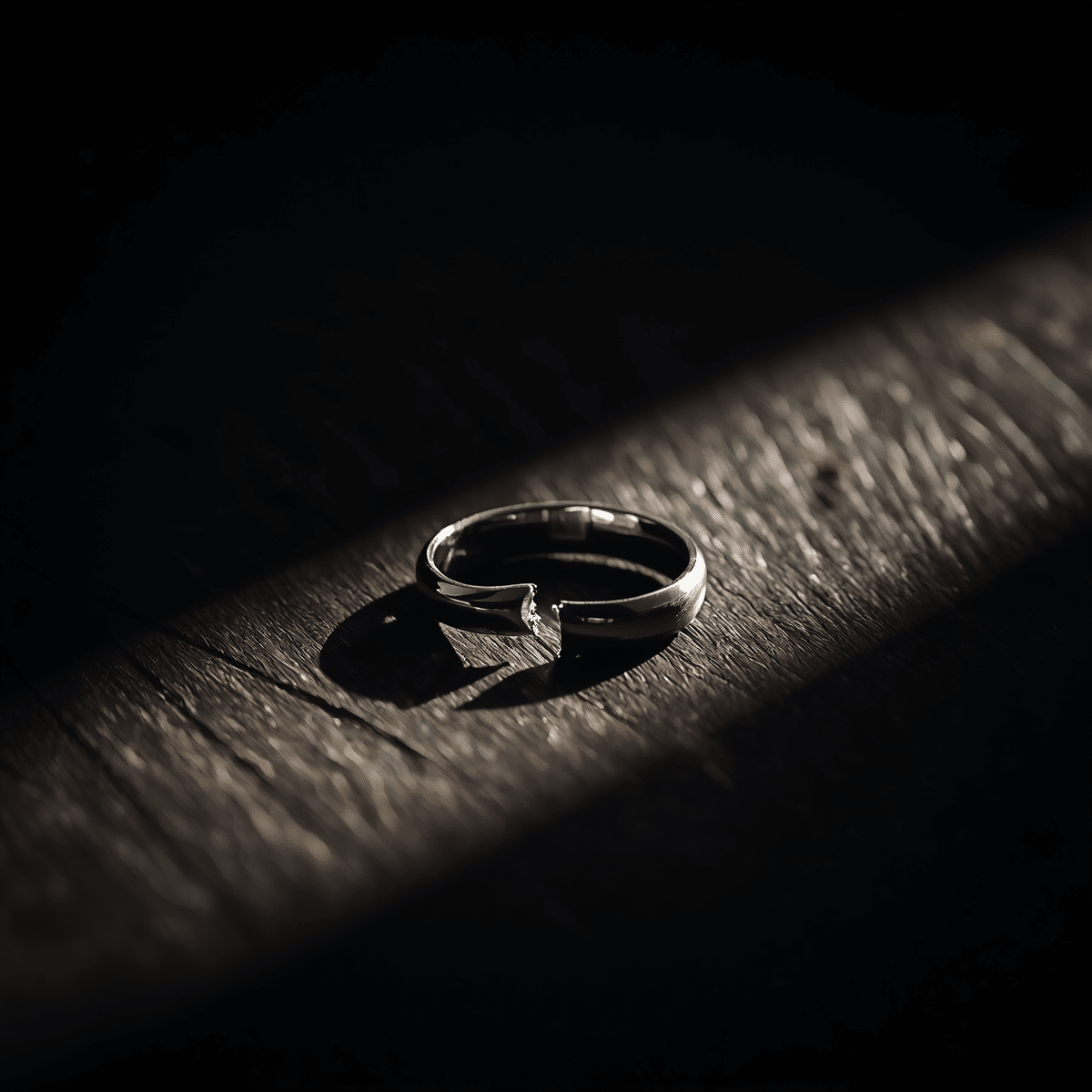 Broken marriage ring