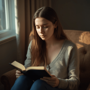 Women studying bible 1