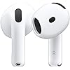 Apple AirPods 4 Wireless Earbuds, Bluetooth Headphones, with Active Noise Cancellation, Adaptive, Transparency Mode, Personalized Spatial Audio, USB-C Charging Case, Wireless Charging, H2 Chip