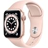 Apple Watch Series 6 (GPS, 40mm) - Gold Aluminum Case with Pink Sand Sport Band (Renewed