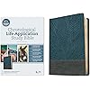KJV Chronological Life Application Study Bible, Second Edition (LeatherLike, Palm Forest Blue)