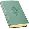 KJV Holy Bible, Giant Print Standard Size Red Letter Edition, Thumb Index Tabs & Ribbon Marker, King James Version, Vegan Leather, Teal, 14 pt. Type