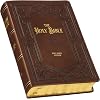 KJV Study Bible, Large Print King James Version Holy Bible, Thumb Tabs, Ribbons, Faux Leather Toffee Brown Framed Art Nouveau Debossed (KJV Study Editions LP)